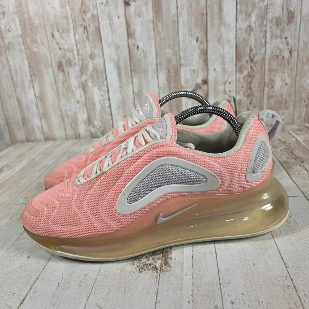 Nike Air Max 720 Pink Silver Womens Running Shoes AR9293-603 Size 10